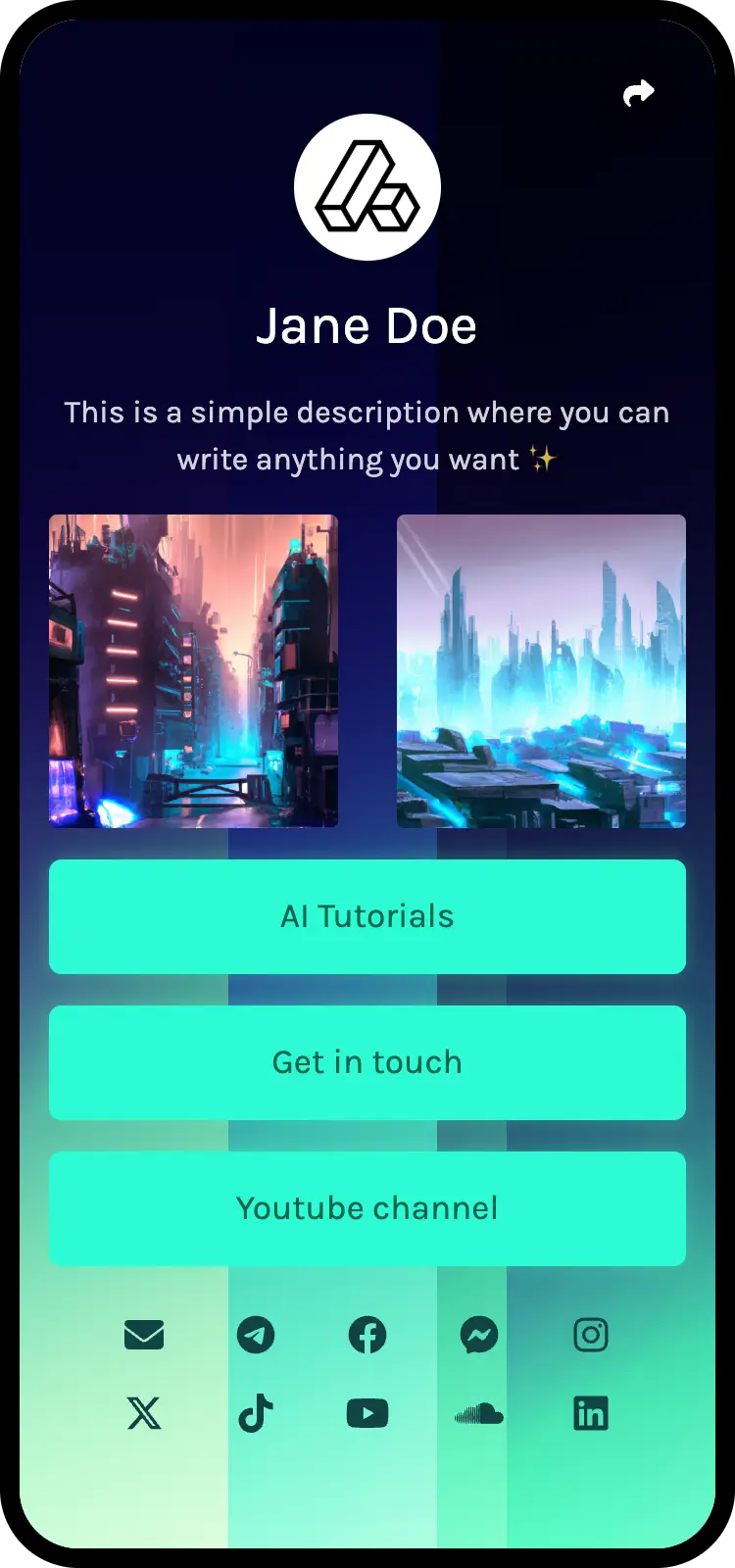 Screenshot of Loop page examples