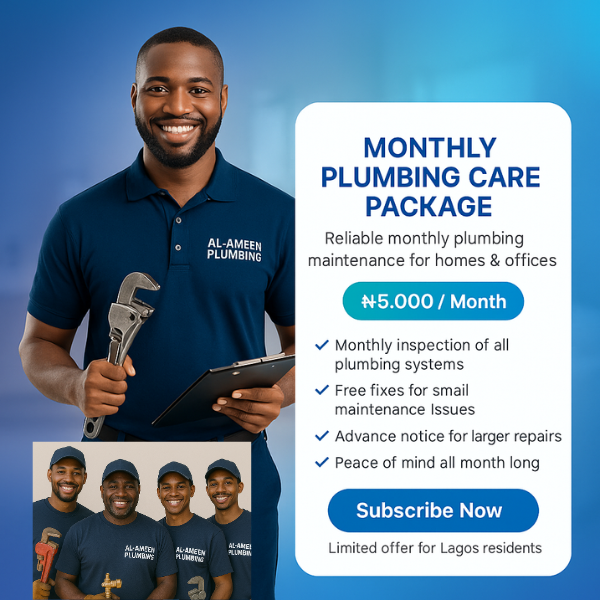 Monthly Plumbing Care Package